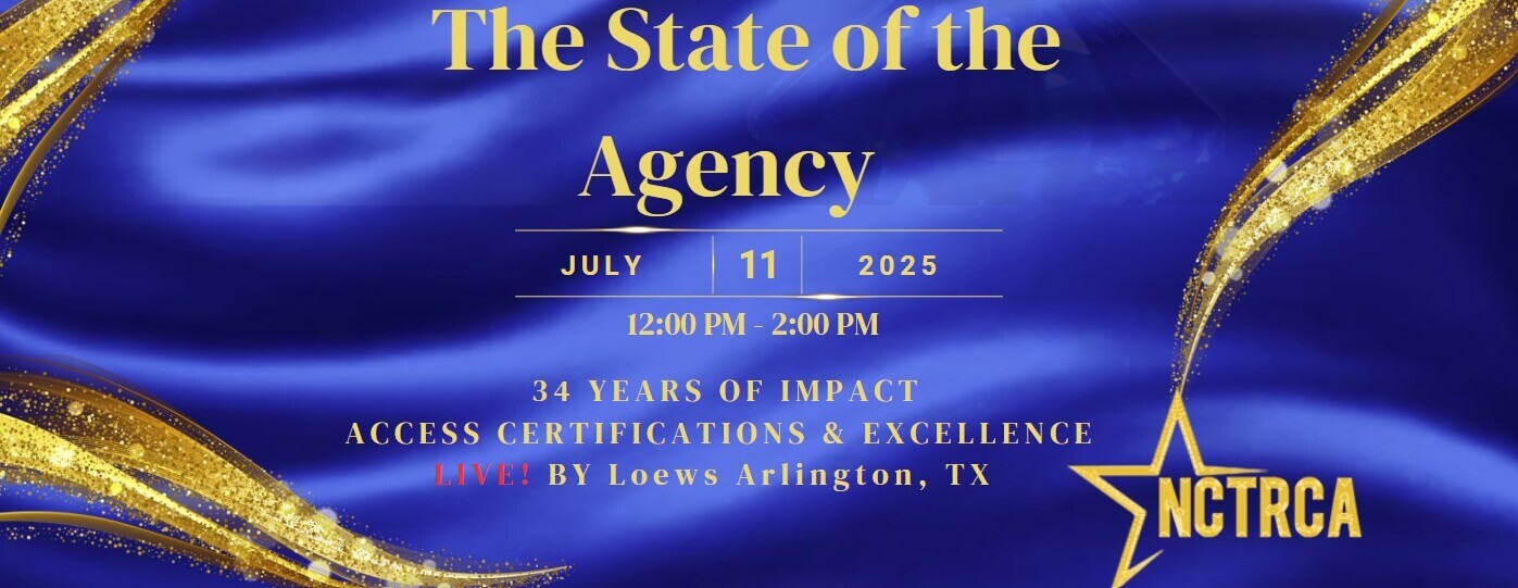 NCTRCA State of the Agency Luncheon -- Celebrating 34 Years of Access, Certifications & Excellence
